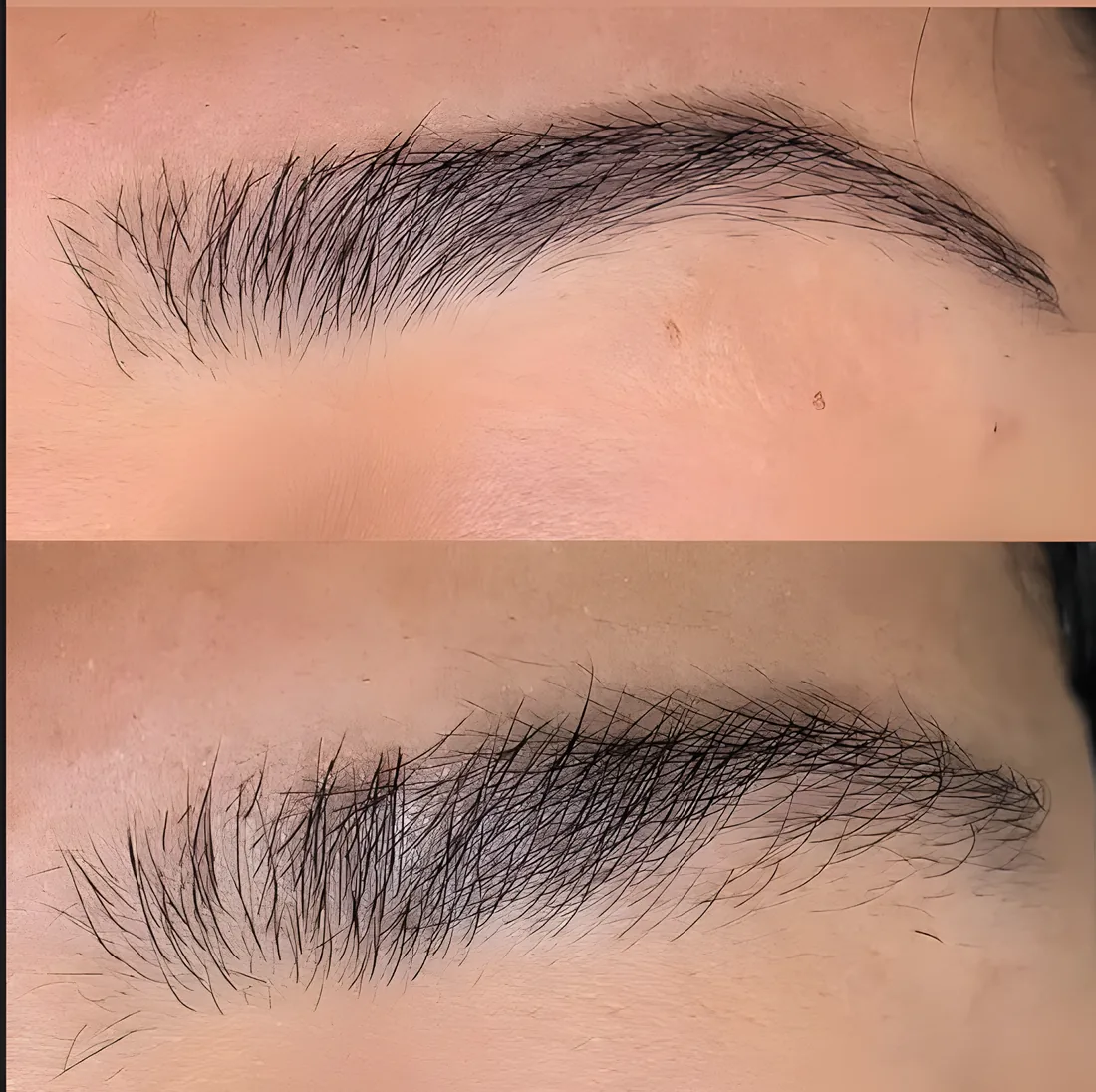 Antes e depois de NanoRepair